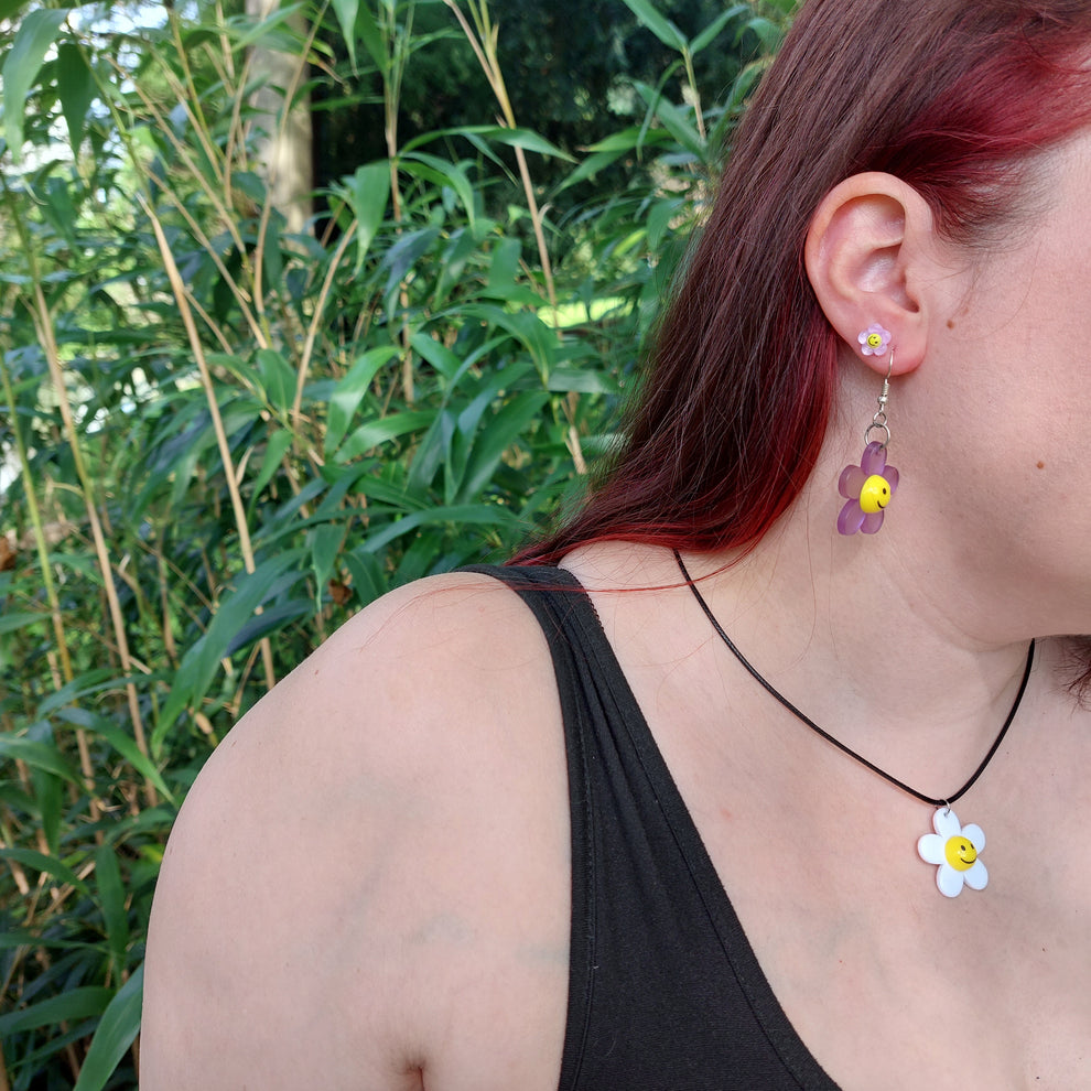 SMILEY FLOWER/ Boucle d'oreilles