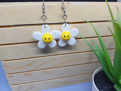 SMILEY FLOWER/ Boucle d'oreilles