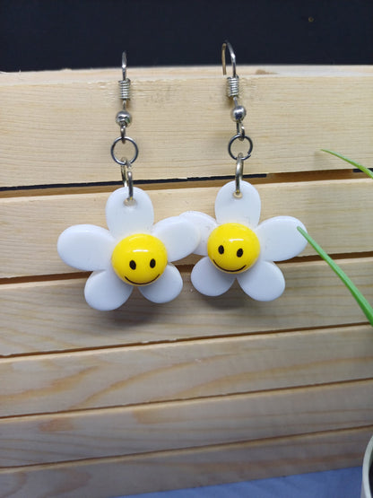 SMILEY FLOWER/ Boucle d'oreilles