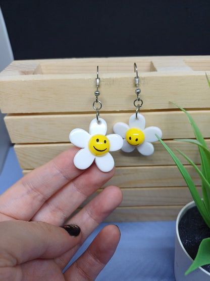 SMILEY FLOWER/ Boucle d'oreilles