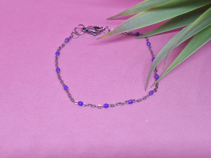 SIMPLICITÉ / Bracelet en acier inox.